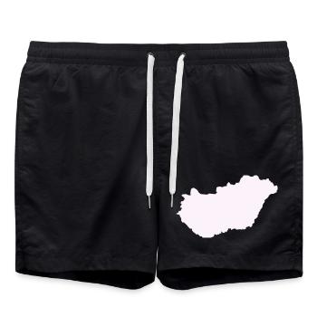 Pays hongrois - Short de bain - noir - Devant - AI Model Male 185 light (185cm)
