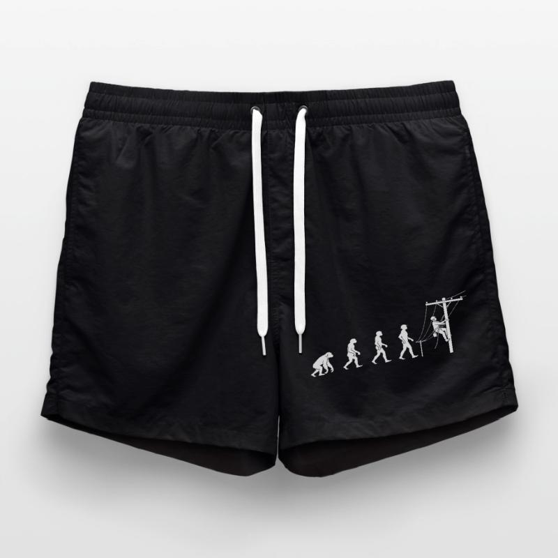 Evolution zur Netztechnik Badeshorts
