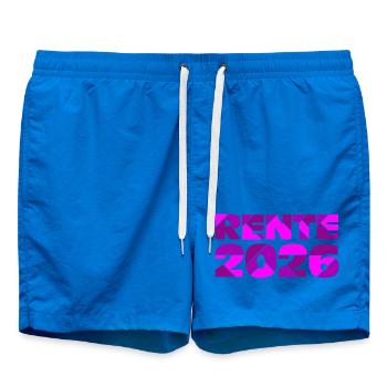Rente 2026 , Abschied Rente - Badeshorts - Cobalt blue - Vorne