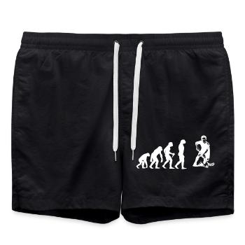 Floorball Love to Wear - Swim Trunks - black - Front - AI Model Male 185 light (185cm)
