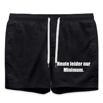 Unfortunately only a minimum today - Swim Trunks - black - Front - AI Model Male 185 light (185cm)