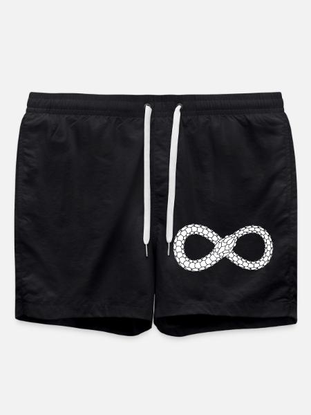 Endless Serpent Loop - Swim Trunks - black