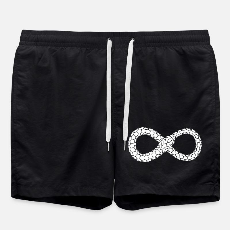 Boucle du Serpent Sans Fin - Short de bain - noir
