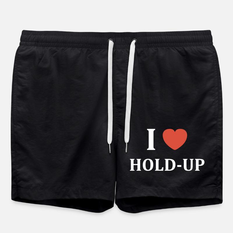 J’aime Hold-Up - Short de bain - noir