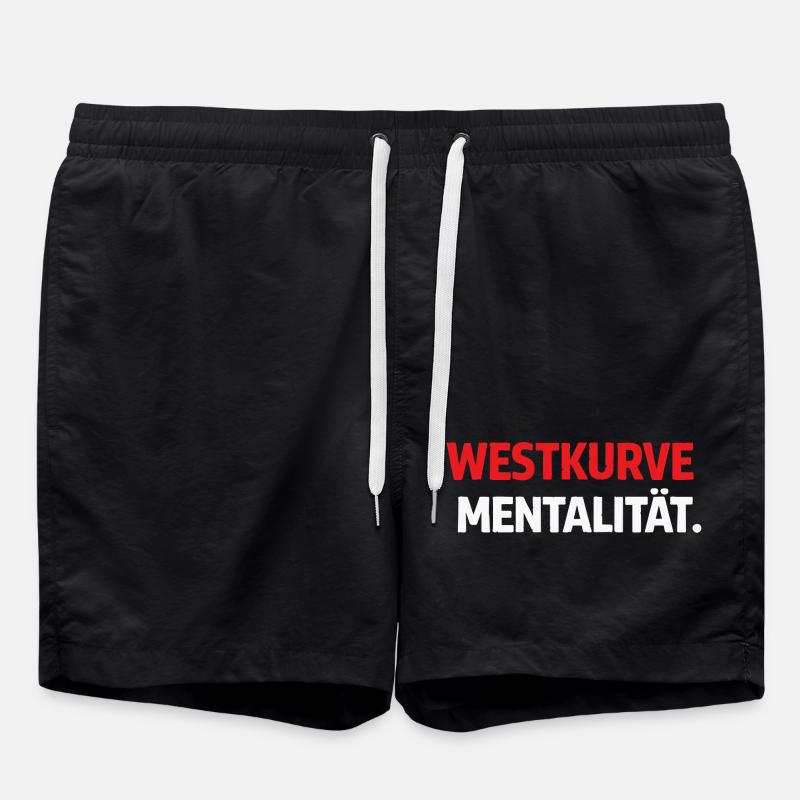 West Curve Mentality Shirt - Swim Trunks - black