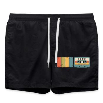 Cadeau d’anniversaire original 1993 Vintage 1993 - Short de bain - noir - Devant - AI Model Male 185 light (185cm)