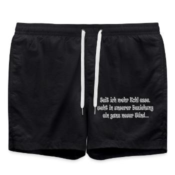 Un nouveau vent... - Short de bain - noir - Devant - AI Model Male 185 light (185cm)