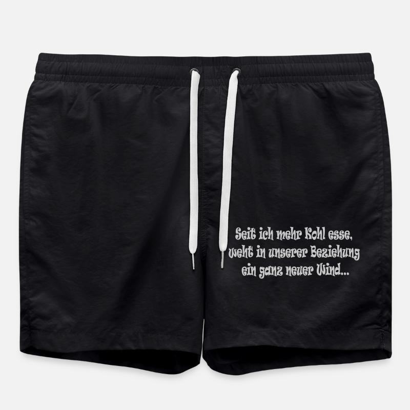 A new wind... - Swim Trunks - black