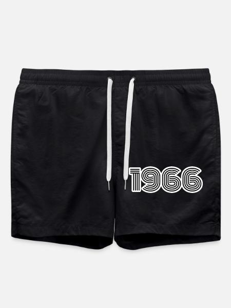 Rétro 1966 - Short de bain - noir