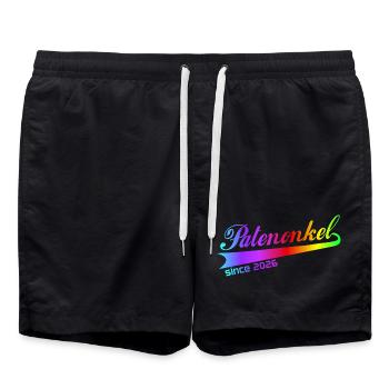 Godfather 2026, Godfather Hoodie, Bag, Shirt - Swim Trunks - black - Front - AI Model Male 185 light (185cm)