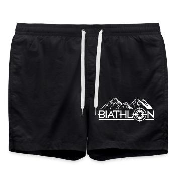 Biathlon - Swim Trunks - black - Front - AI Model Male 185 light (185cm)