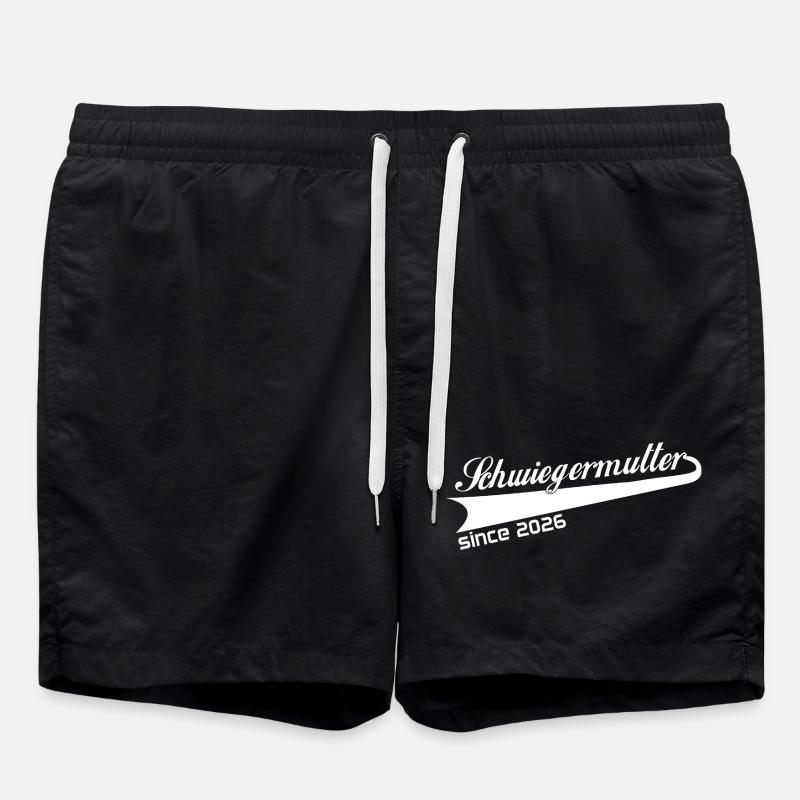 schwiegermutter 2026, beste schwiegermutti ever - Badeshorts - Schwarz