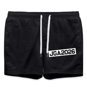 Jga 2026 - Badeshorts - Schwarz - Vorne - AI Model Male 185 light (185cm)
