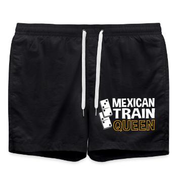Mexican Train Domino - Short de bain - noir - Devant - AI Model Male 185 light (185cm)