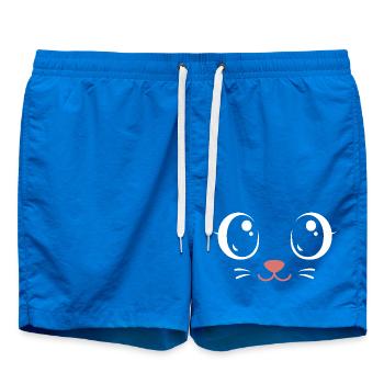 Karnevals Mieze | Big Face Kostüm Verkleidung - Badeshorts - Cobalt blue - Vorne