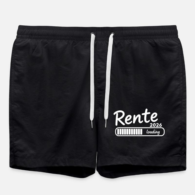 Rente 2026 loading Endlich Ruhestand - Badeshorts - Schwarz