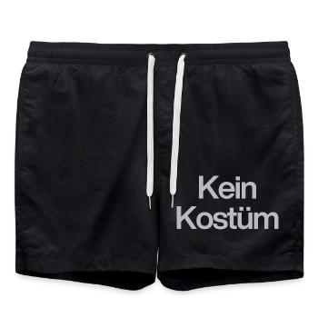 NOT A COSTUME FOR ALL CARNIVAL MOUFFEEL AND HATERS - Swim Trunks - black - Front - AI Model Male 185 light (185cm)