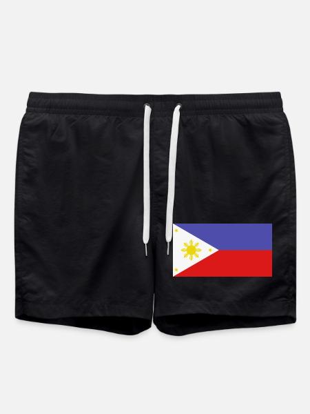 Drapeau philippin - Short de bain - noir