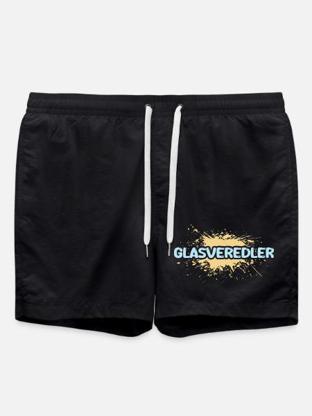 Gift for glass finisher - Swim Trunks - black