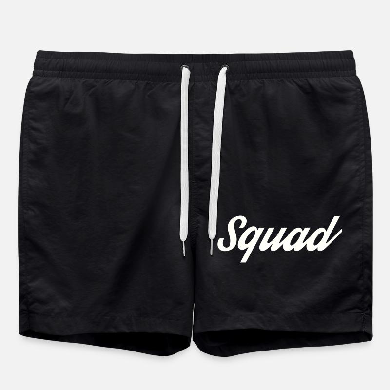 Squad - Badeshorts - Schwarz