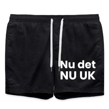 MAINTENANT le Nook Anti USA - Short de bain - noir - Devant - AI Model Male 185 light (185cm)