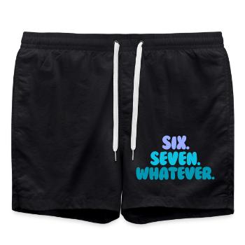 Six Seven - Badeshorts - Schwarz - Vorne - AI Model Male 185 light (185cm)