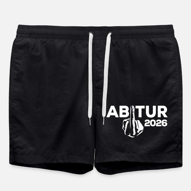 ABI 2026 Abitur du majeur - Don - Short de bain - noir