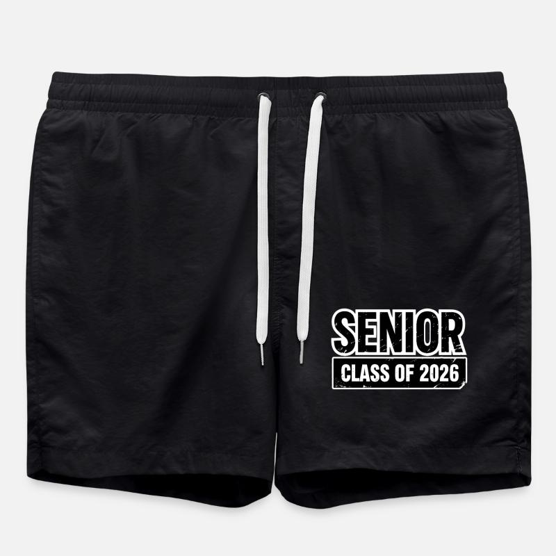 SENIORÅRGANG 2026 Stolte Dimittender - Badeshorts - sort