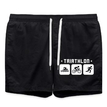 Triathlon Sport - Short de bain - noir - Devant - AI Model Male 185 light (185cm)