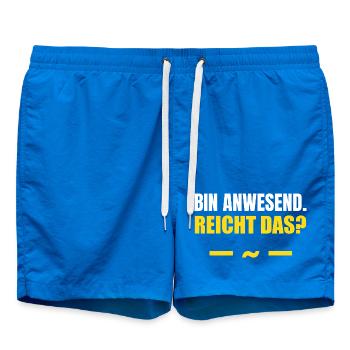 Je suis là, ça suffit - Short de bain - cobalt blue - Devant