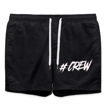 #CREW Graffiti - Swim Trunks - black - Front - AI Model Male 185 light (185cm)