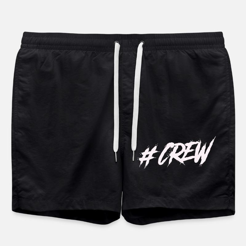 #CREW Graffiti - Badeshorts - Schwarz