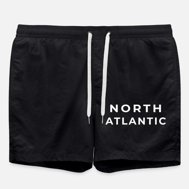NORDATLANTIK | Wilde Authentizität - Badeshorts - Schwarz