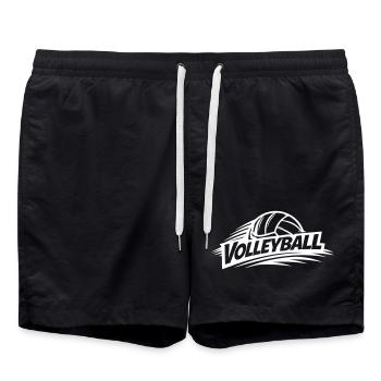 Sports de volley-ball - Short de bain - noir - Devant - AI Model Male 185 light (185cm)