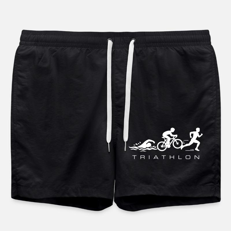 Triathlon Sport Triathlet - Badeshorts - Schwarz