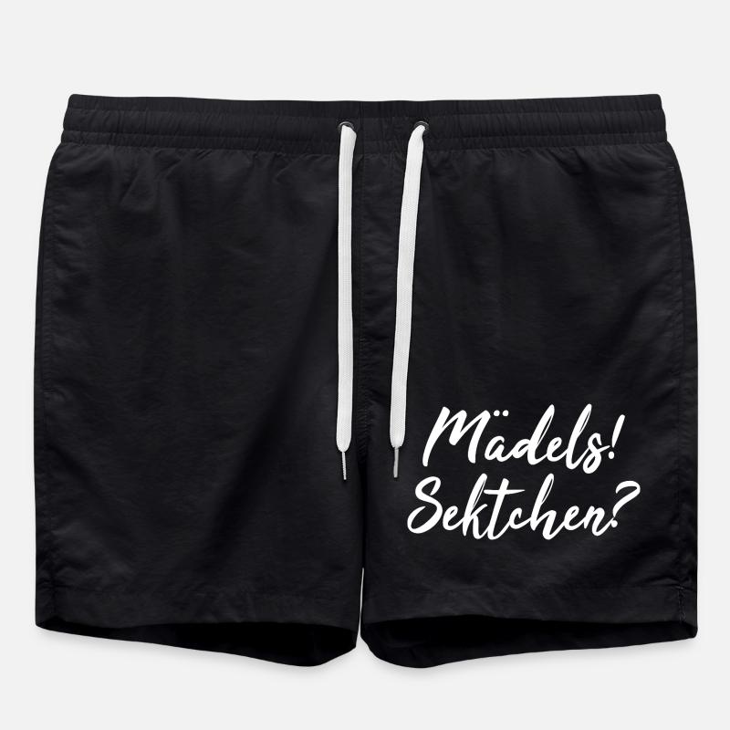 Mädels Sektchen Sekt Sektparty - Short de bain - noir