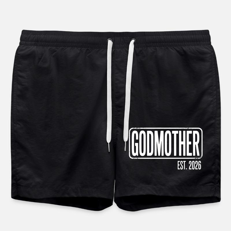 Godmother Est 2026 Graphic Tee - Badeshorts - Schwarz