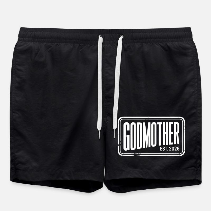 Godmother Est. 2026 - Swim Trunks - black