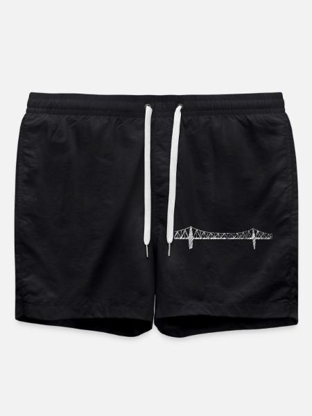 Rendsburg High Bridge Canal - Swim Trunks - black
