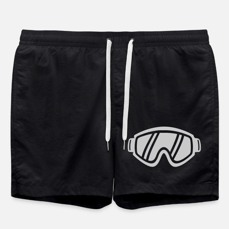 Ski goggles - Swim Trunks - black
