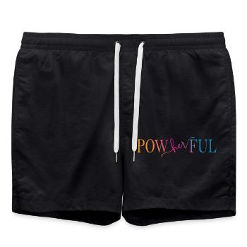 Powherful Women's Rights - Swim Trunks - black - Front - AI Model Male 185 light (185cm)