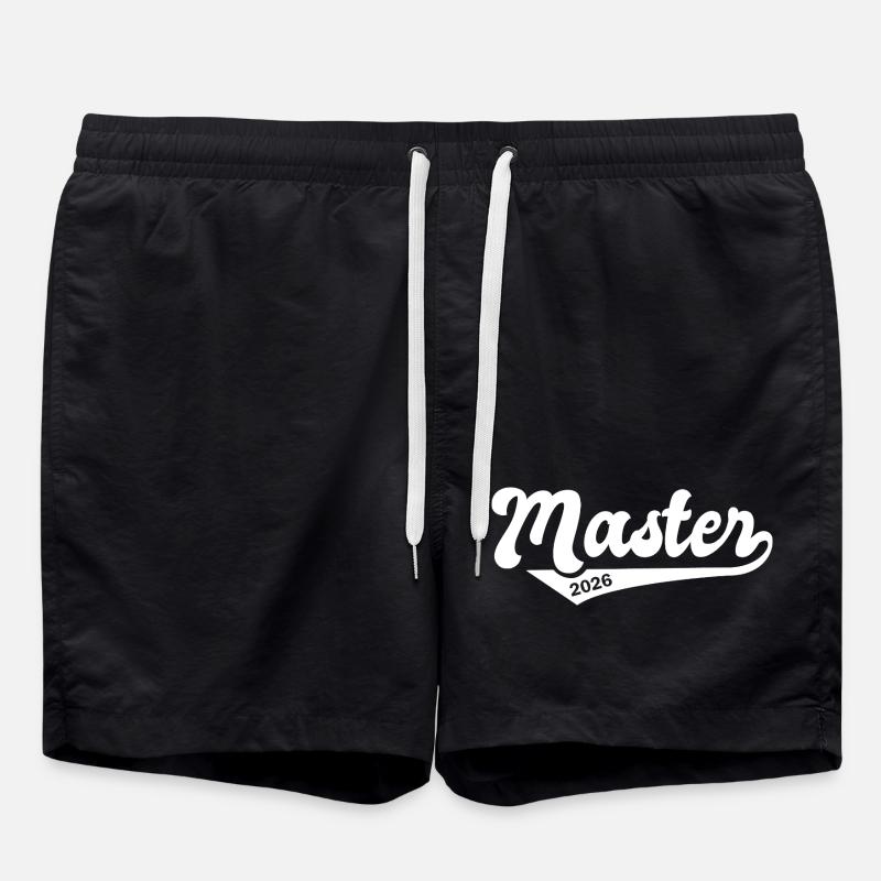 Master's Degree Graduation 2026 - Swim Trunks - black