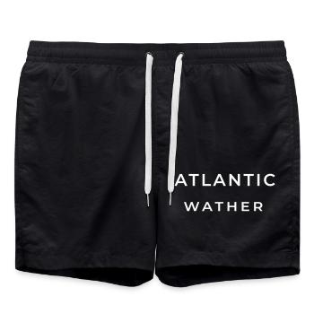 ATLANTIC_WATHER - Swim Trunks - black - Front - AI Model Male 185 light (185cm)