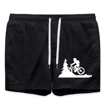 Pixel VTT - Short de bain - noir - Devant - AI Model Male 185 light (185cm)
