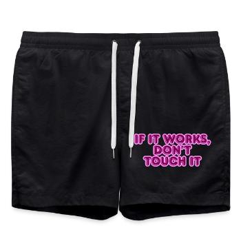 If it works saying - Swim Trunks - black - Front - AI Model Male 185 light (185cm)