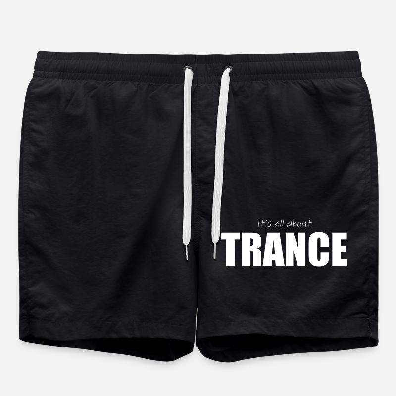 Tout tourne autour de la trance - Short de bain - noir