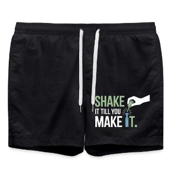 Équipement certifié spécialisé en succusion clinique - Short de bain - noir - Devant - AI Model Male 185 light (185cm)
