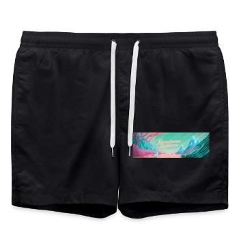 Neurodiverse Brilliance - Swim Trunks - black - Front - AI Model Male 185 light (185cm)