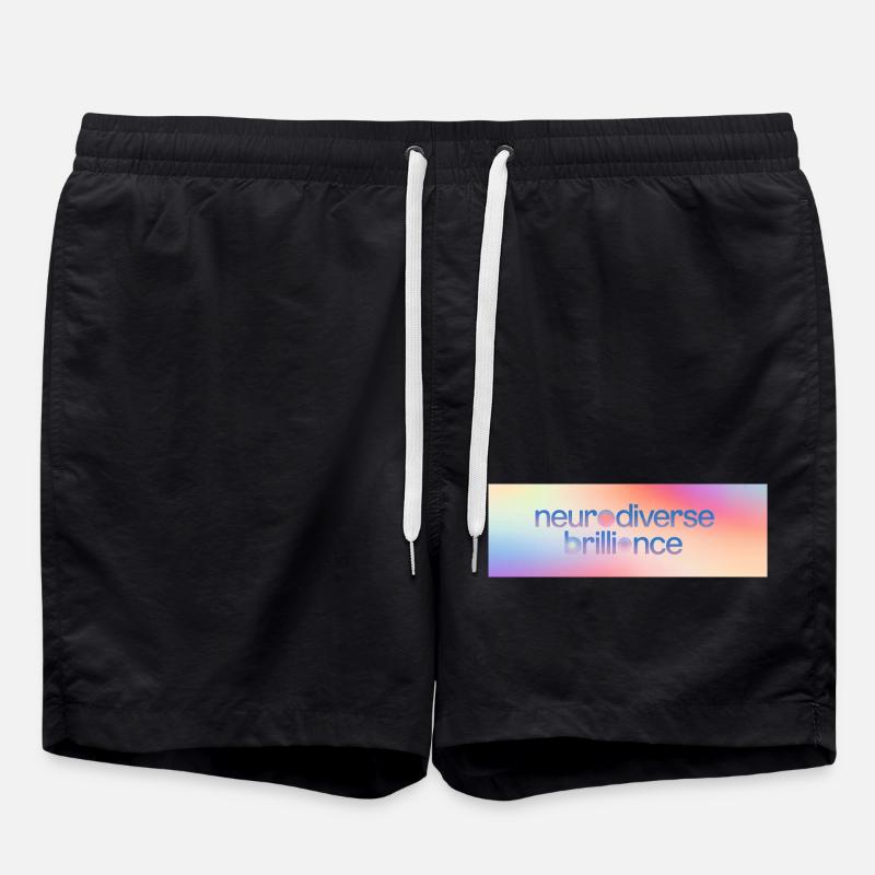 Neurodiverse Brilliance - Badeshorts - Schwarz