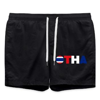 Thaïlande - Short de bain - noir - Devant - AI Model Male 185 light (185cm)